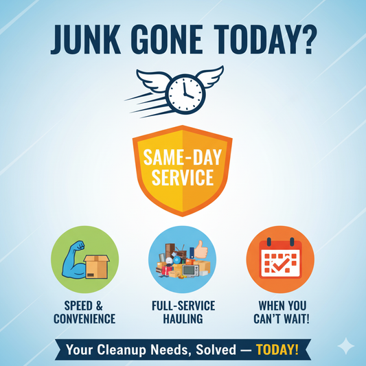 Same-Day Junk Removal: What You Can Expect & When It’s Worth the Premium