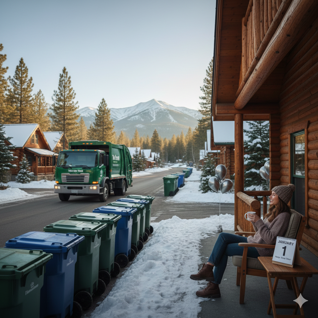 How Trash Roll-Out Services Help Big Bear Residents Stick to Their New Year Resolutions