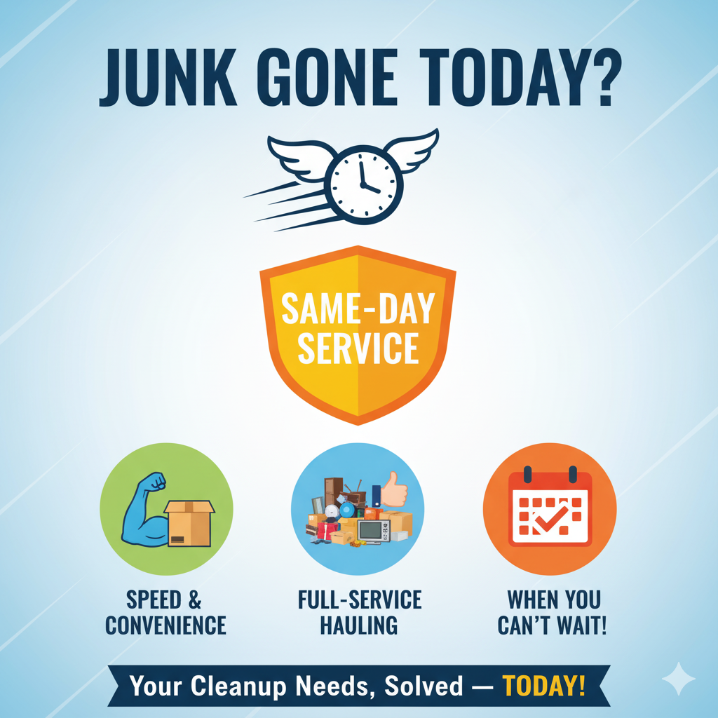 Same-Day Junk Removal: What You Can Expect & When It’s Worth the Premium