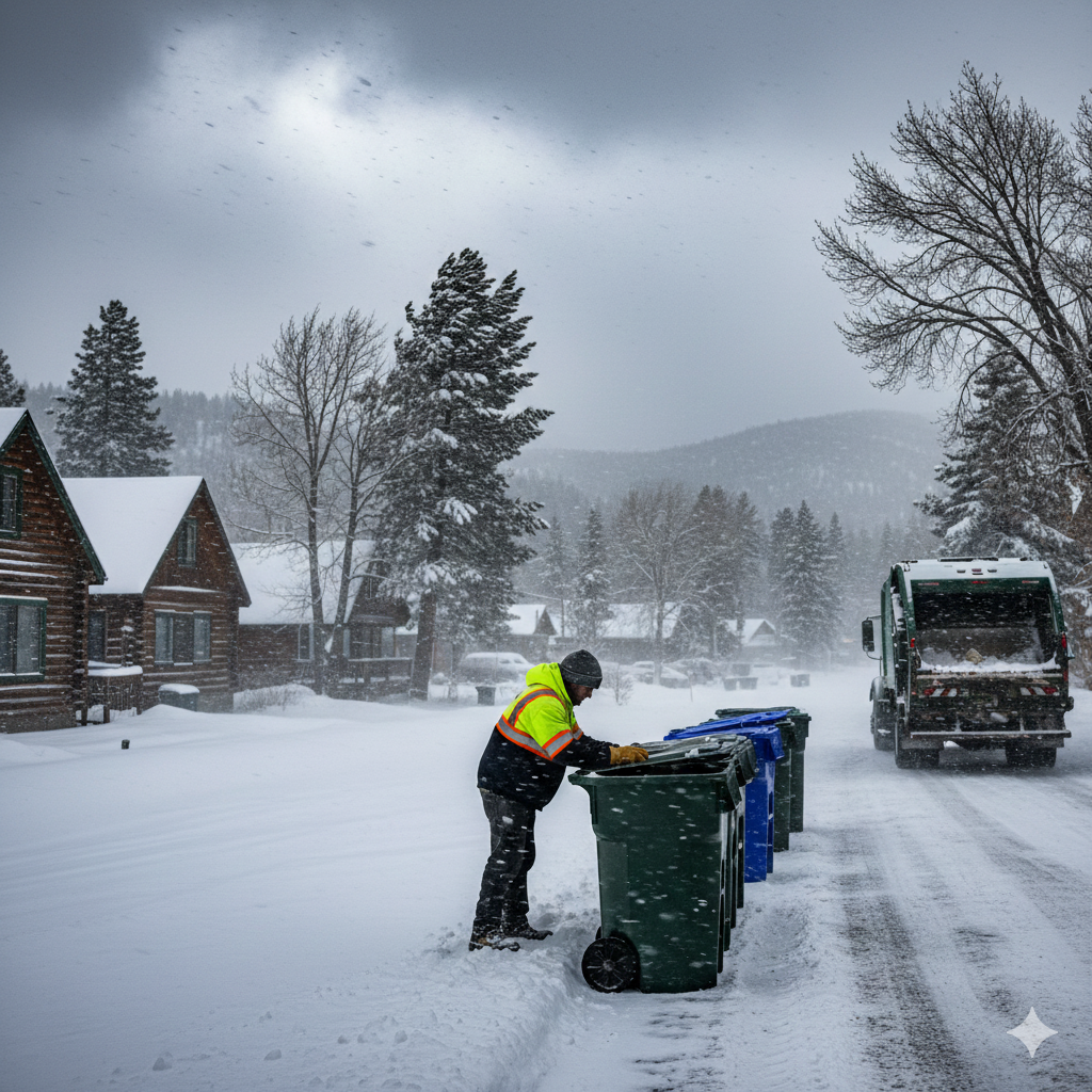 Stormy Mornings in Big Bear: How Trash Roll-Out Services Keep Things Running