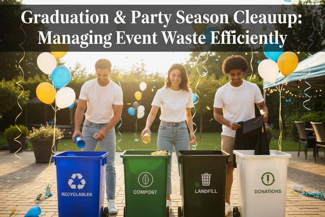 Graduation & Party Season Cleanup: Managing Event Waste Efficiently